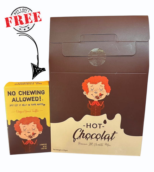 Premium Hot Chocolate Mix Pouch, with Free Mini Treat